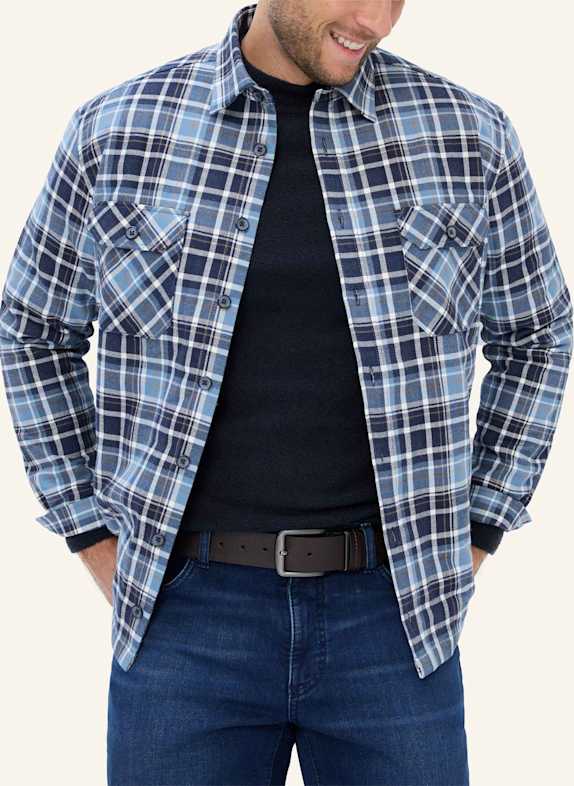 BRAX Overshirt STYLE KEITH BLAU