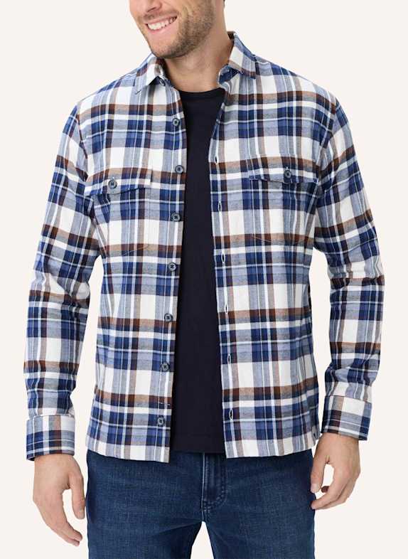 BRAX Overshirt STYLE KAY DUNKELBLAU