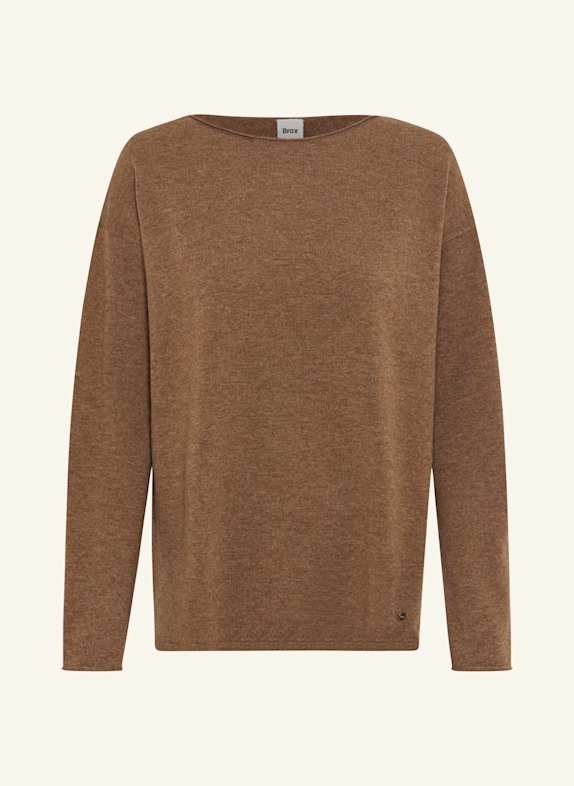 BRAX Strickpullover STYLE LIZ TAUPE