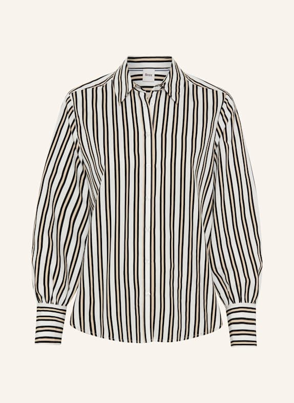 BRAX Hemdbluse STYLE VIC SCHWARZ