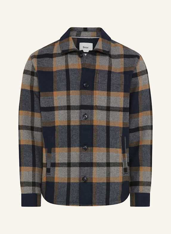 BRAX Overshirt STYLE SANTIAGO BLAU
