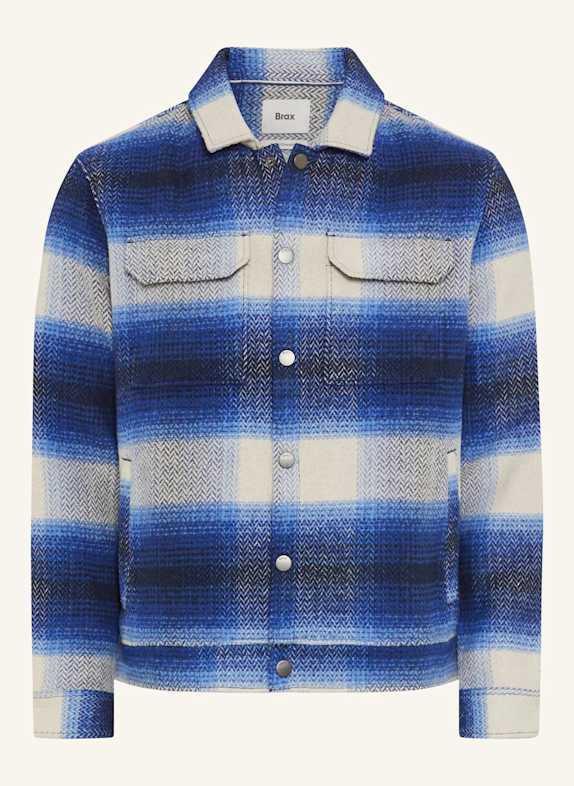 BRAX Sweatjacke STYLE SANTIAGO BLAU