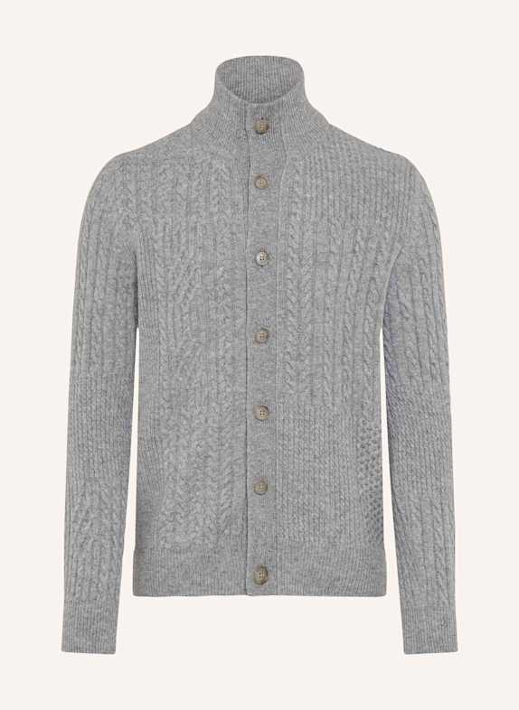 BRAX Strickjacke STYLE JEFF GRAU