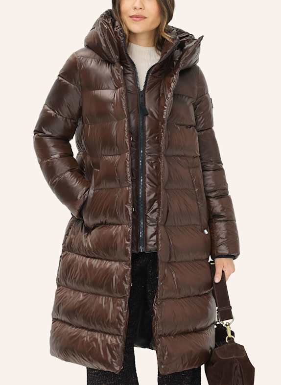 BRAX Puffercoat STYLE MONTREAL DUNKELBRAUN