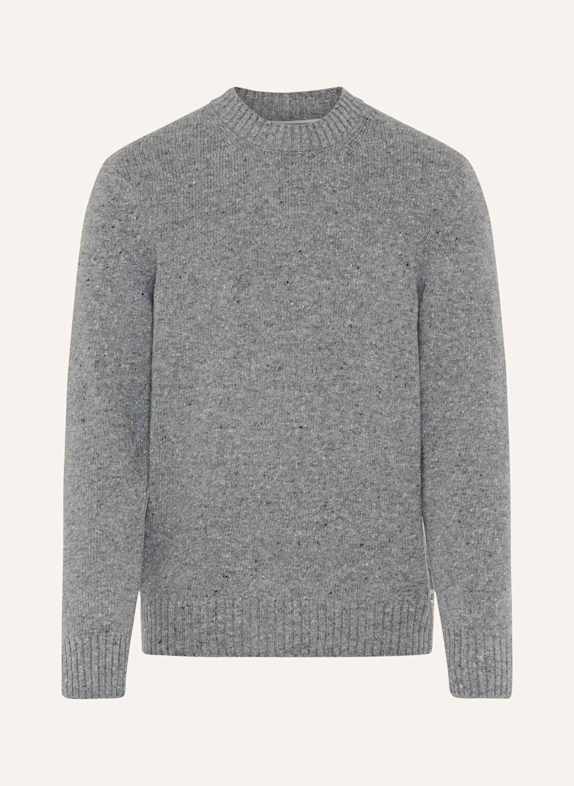 BRAX Strickpullover STYLE BUDDY GRAU