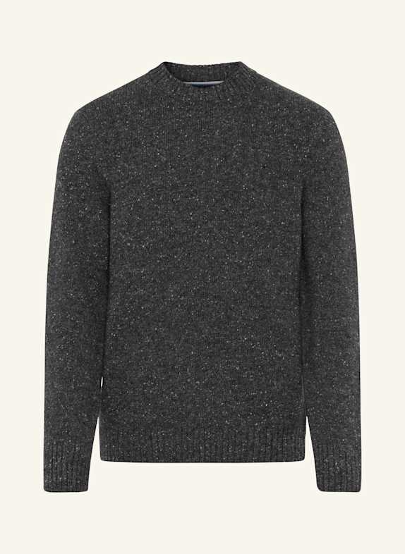 BRAX Strickpullover STYLE BUDDY DUNKELGRAU