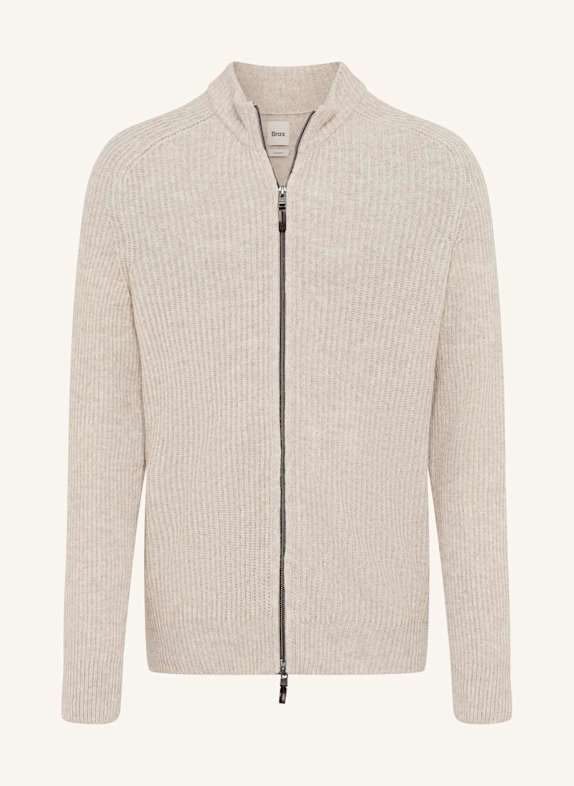 BRAX Strickjacke STYLE JORIS BEIGE
