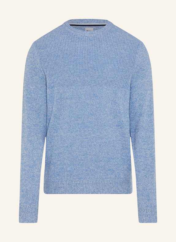 BRAX Strickpullover STYLE RICK BLAU