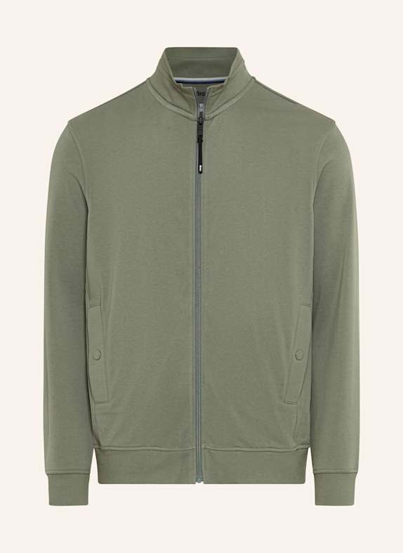 BRAX Sweatjacke STYLE SCOTT DUNKELGRÜN
