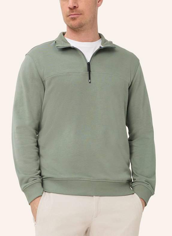 BRAX Sweatshirt STYLE SION DUNKELGRÜN