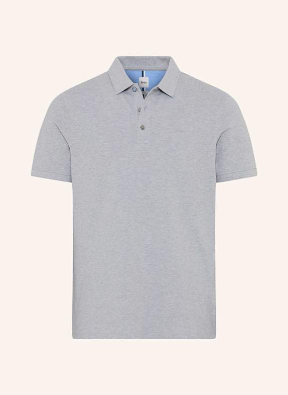 BRAX Piqué-Poloshirt STYLE PETE GRAU