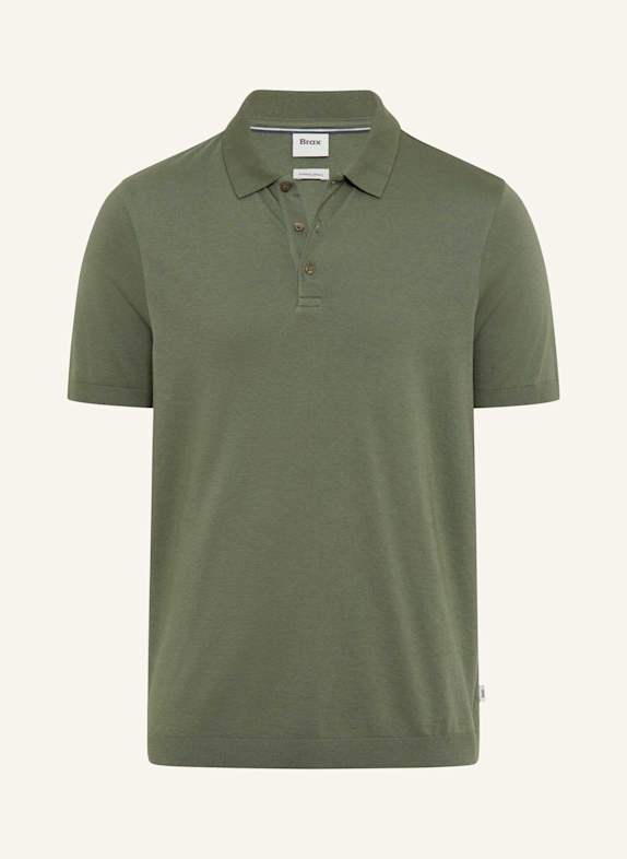 BRAX Poloshirt STYLE PARVIS DUNKELGRÜN