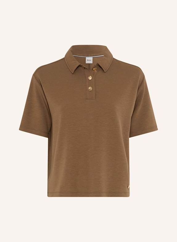 BRAX Poloshirt STYLE CARA S BRAUN