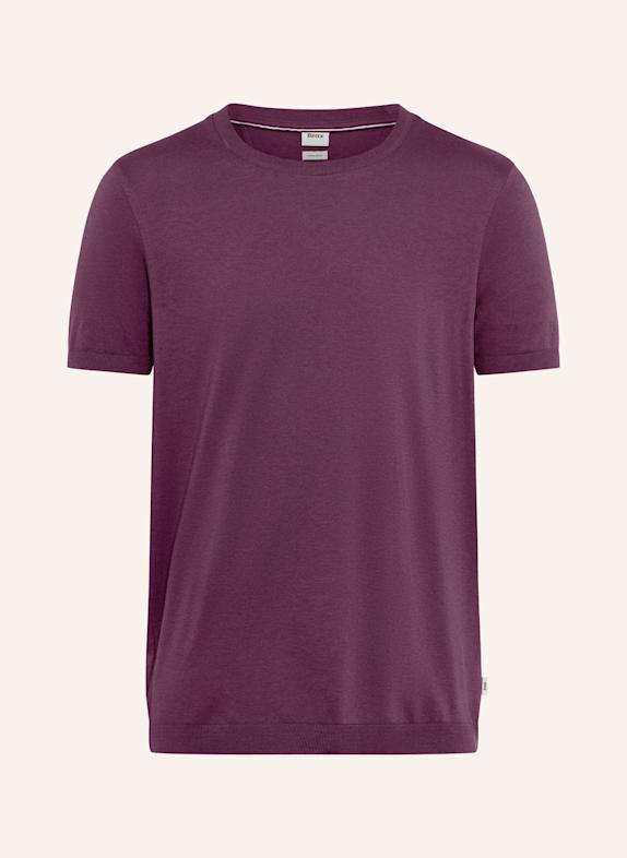 BRAX T-Shirt STYLE TED DUNKELLILA