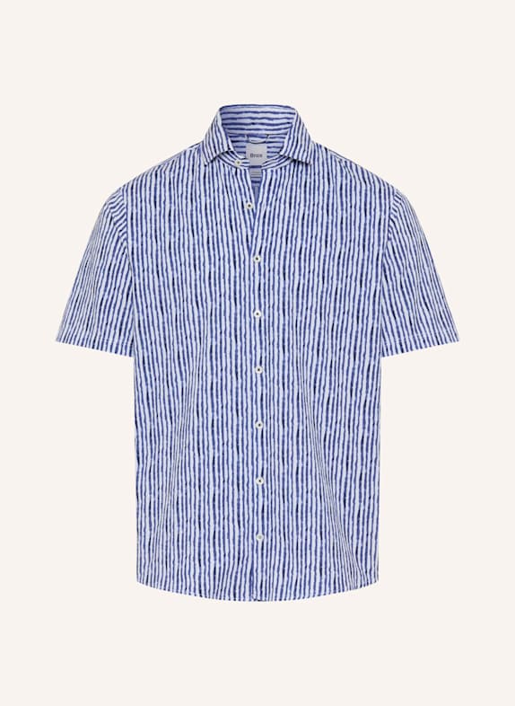 BRAX Hemd STYLE HARDY DUNKELBLAU