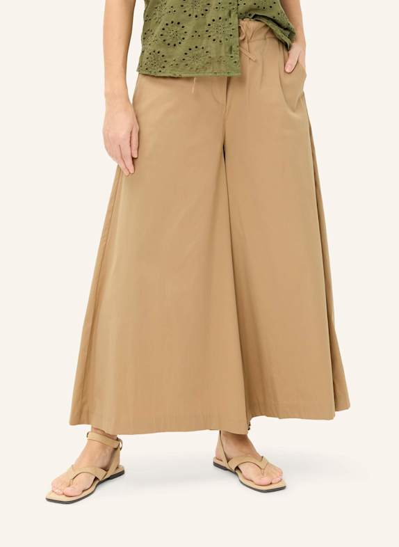 BRAX Palazzohose STYLE MAJA S HELLBRAUN