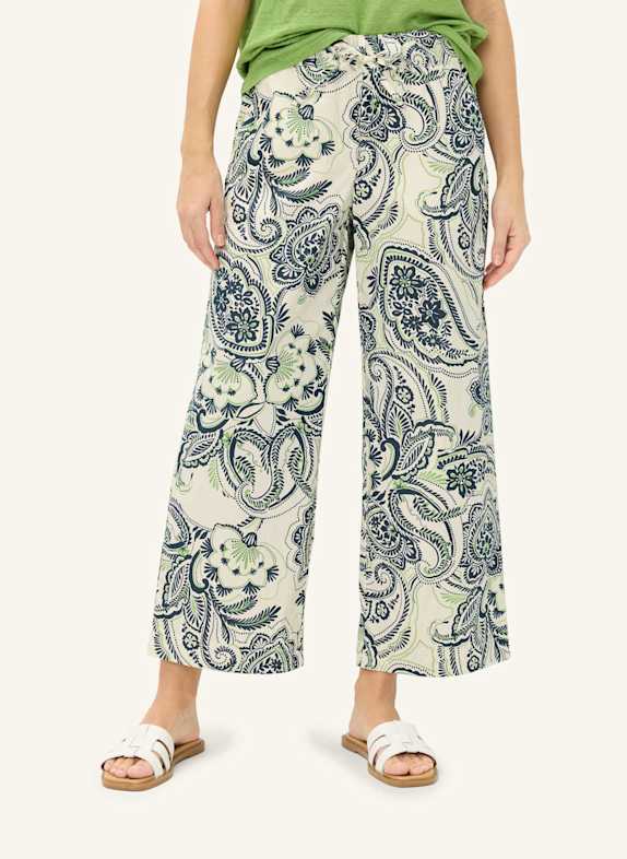 BRAX Palazzohose STYLE MAINE S HELLGRÜN