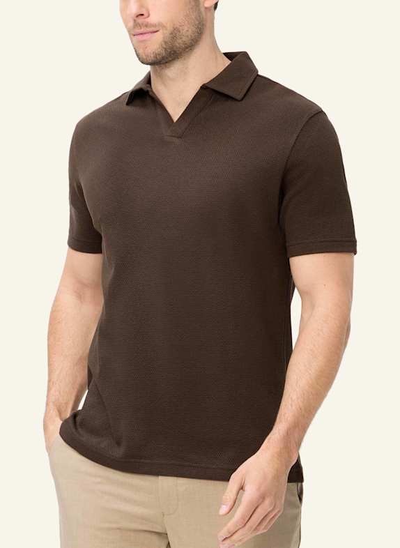 BRAX Poloshirt STYLE PRINCETON BRAUN