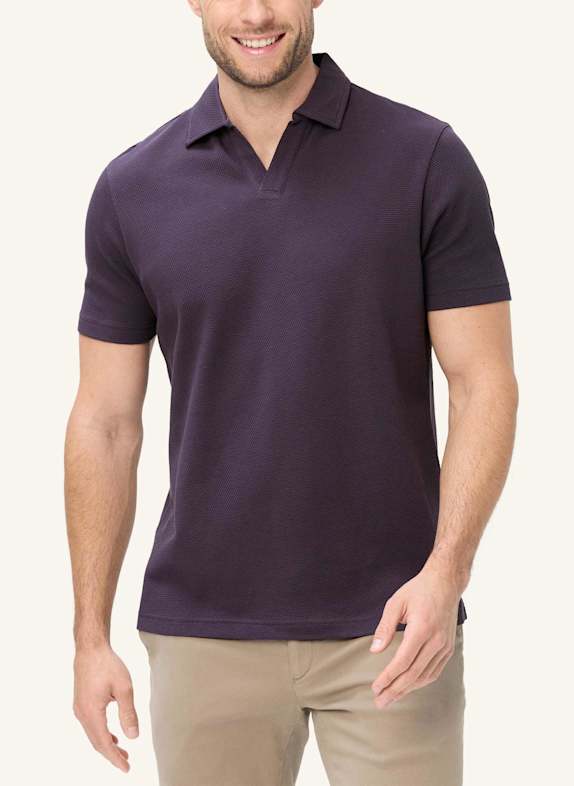 BRAX Poloshirt STYLE PRINCETON LILA