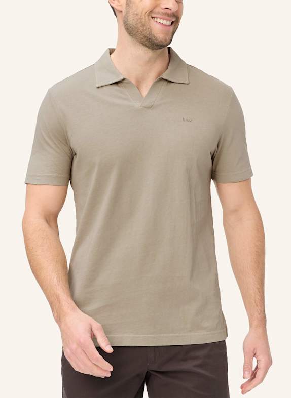 BRAX Poloshirt STYLE PAZ KHAKI