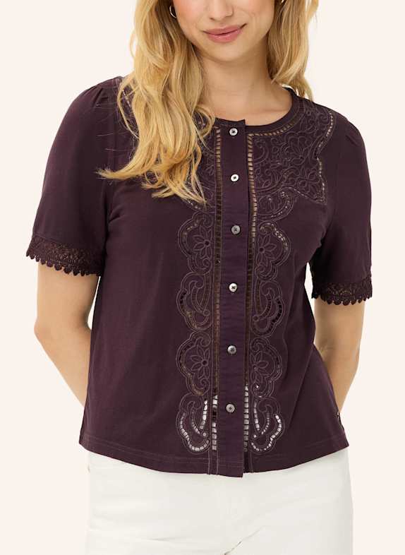 BRAX Bluse STYLE CELINA S DUNKELLILA