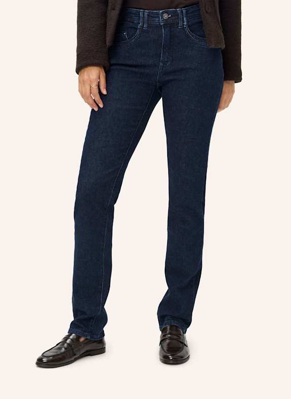 BRAX Five-Pocket-Jeans STYLE CAROLA DUNKELBLAU