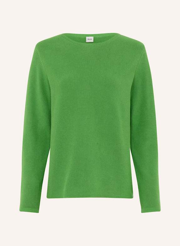BRAX Strickpullover STYLE LESLEY GRÜN
