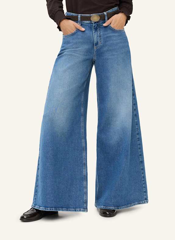 BRAX Palazzohose STYLE MARCH DUNKELBLAU