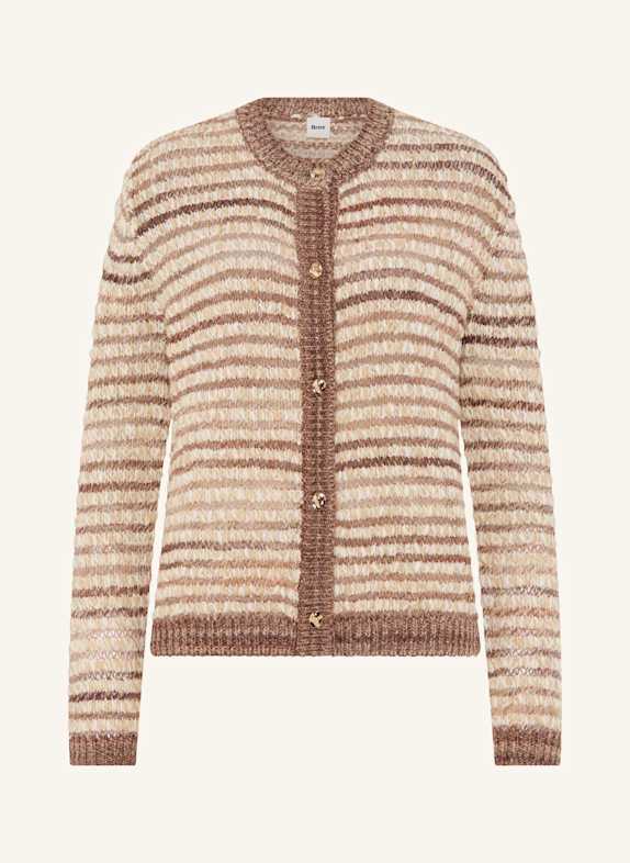 BRAX Strickjacke STYLE ANN HELLBRAUN