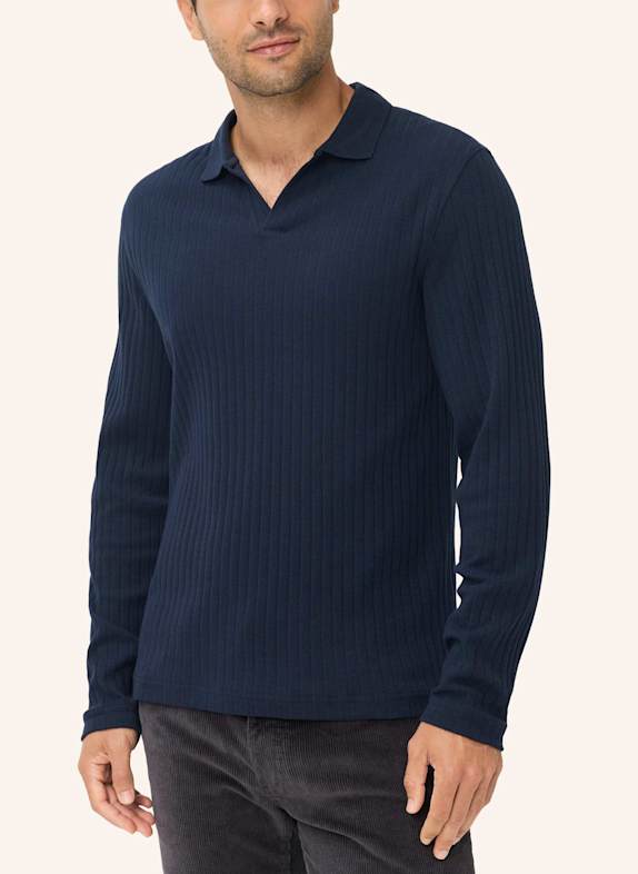 BRAX Langarmshirt STYLE PRINCETON BLAU