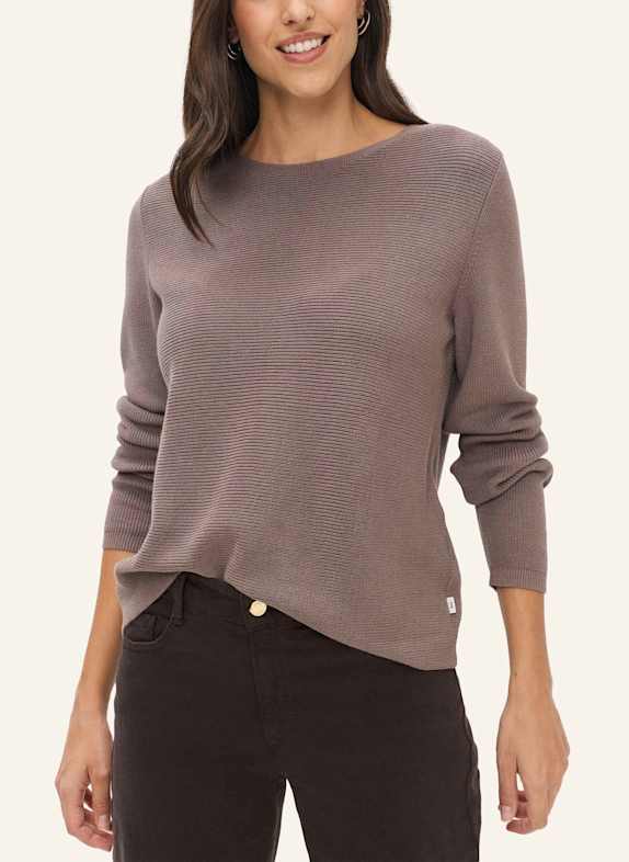 BRAX Strickpullover STYLE LESLEY HELLBRAUN
