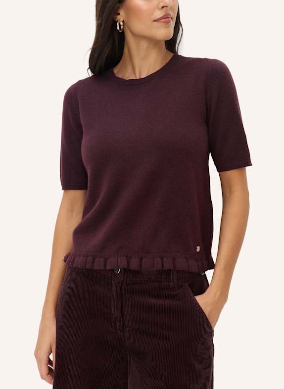 BRAX Strickpullover STYLE NINA DUNKELLILA
