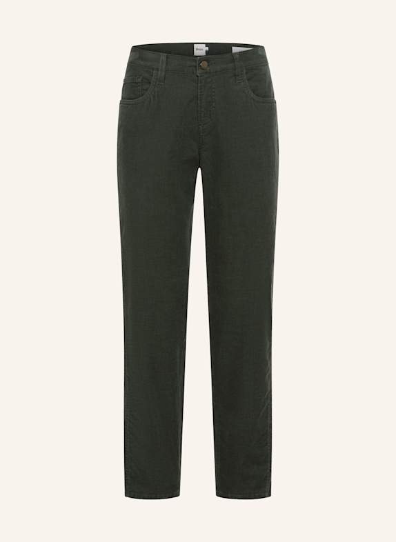 BRAX Five-Pocket-Jeans STYLE MILEY S DUNKELGRÜN