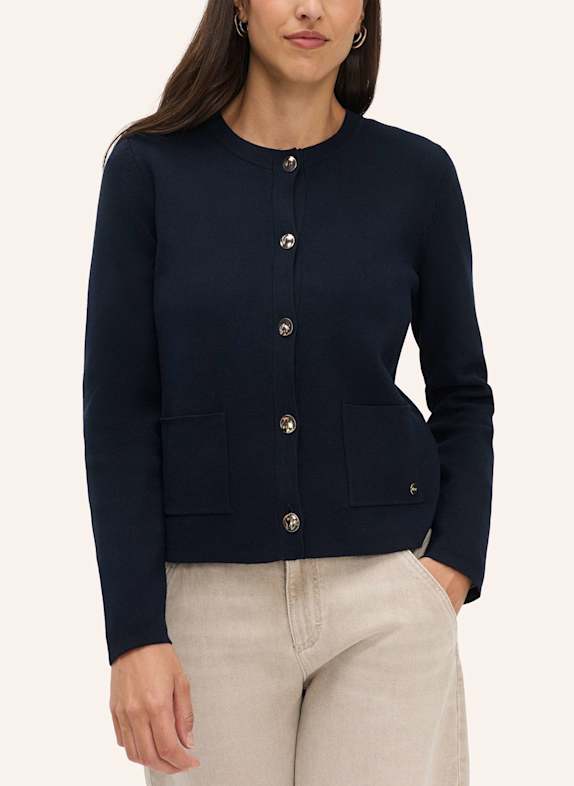 BRAX Strickjacke STYLE AMI BLAU