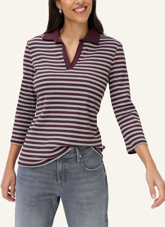 BRAX Shirt STYLE CLEO M DUNKELLILA