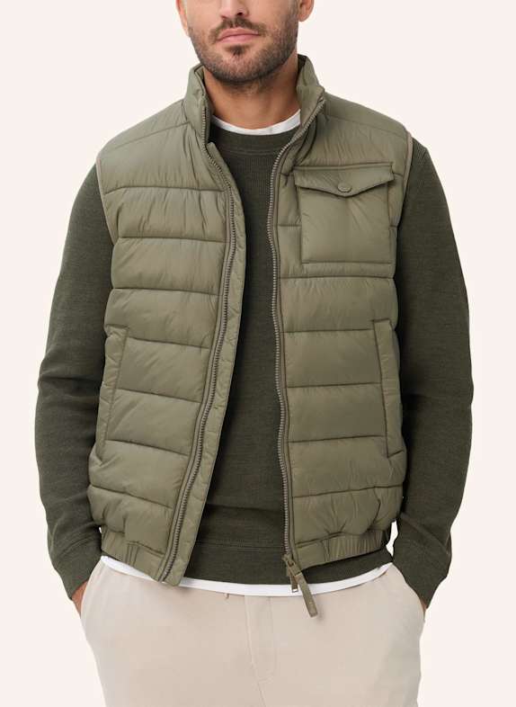 BRAX Steppweste STYLE WILL KHAKI
