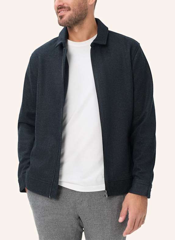 BRAX Overshirt STYLE SANTIAGO DUNKELGRAU