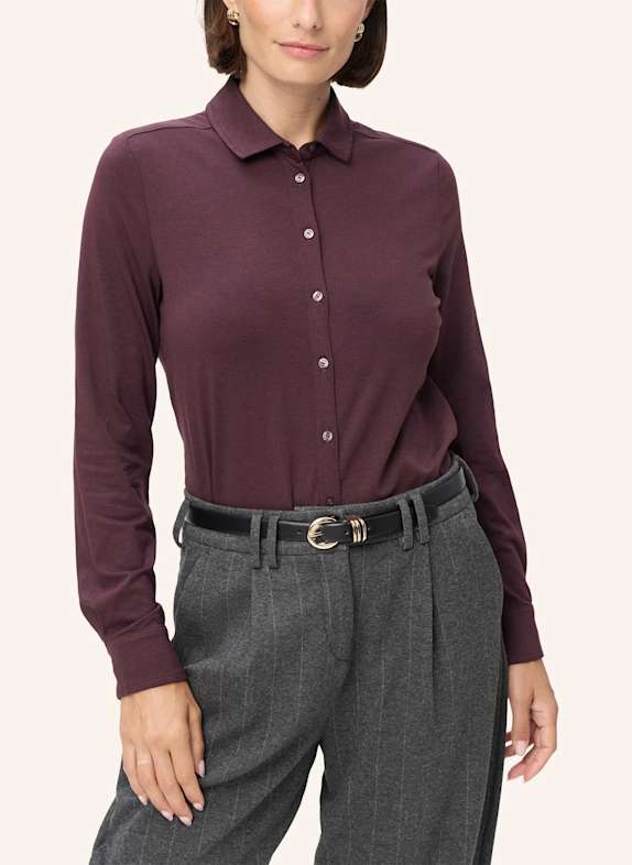 BRAX Shirt-Bluse STYLE CELINA L DUNKELLILA