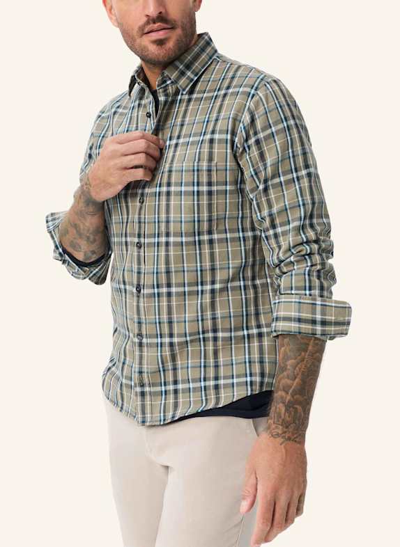 BRAX Hemd STYLE KAY BLAU