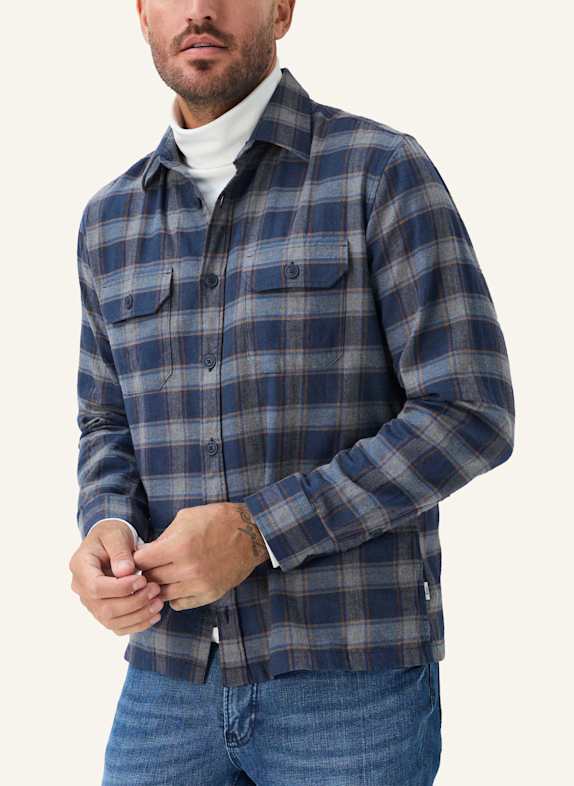 BRAX Overshirt STYLE KAY BLAU