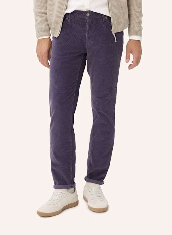 BRAX Cordhose CADIZ Straight Fit DUNKELLILA