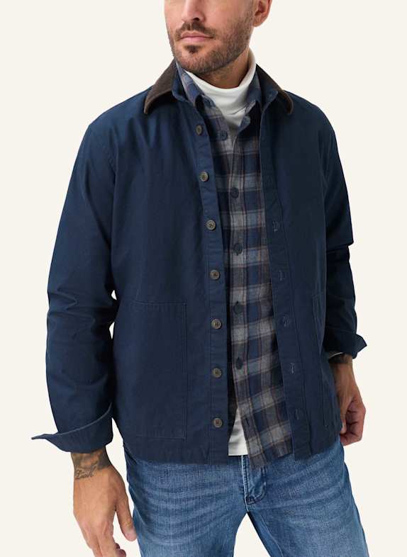 BRAX Overshirt STYLE KAY DUNKELBLAU