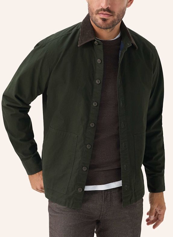 BRAX Overshirt STYLE KAY DUNKELGRAU