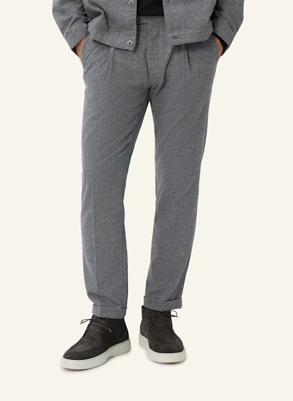 BRAX Chino|Bundfaltenhose STYLE TINO SILBER