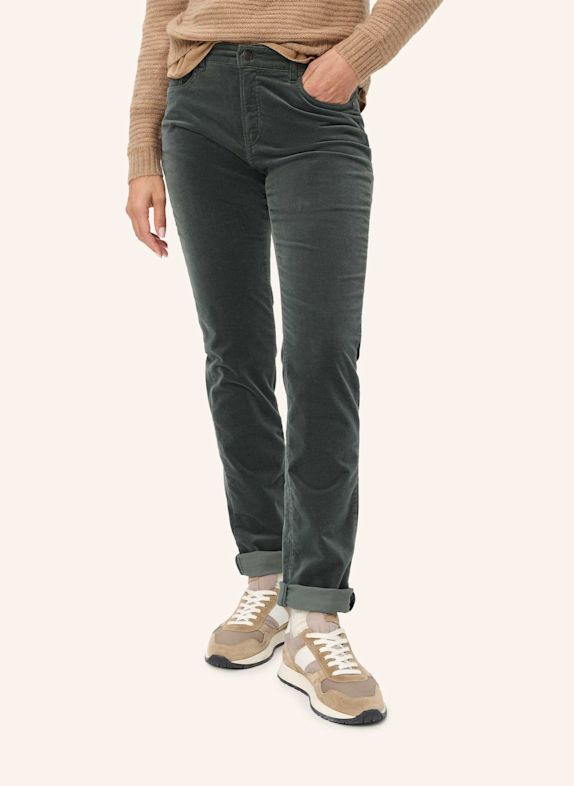 BRAX Five-Pocket-Hose STYLE MARY DUNKELGRÜN
