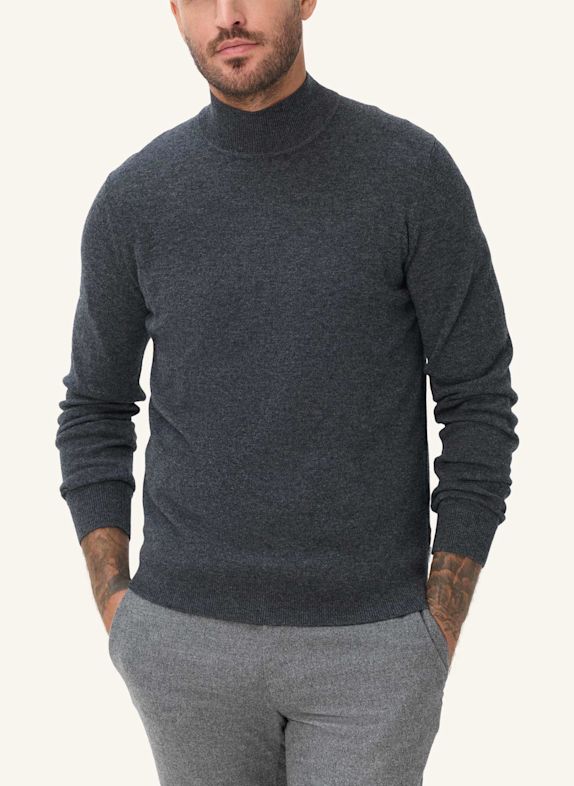 BRAX Strickpullover STYLE BEN DUNKELGRAU