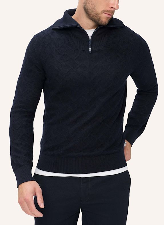BRAX Strickpullover STYLE SÖREN BLAU