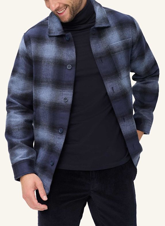 BRAX Overshirt STYLE SANTIAGO DUNKELBLAU