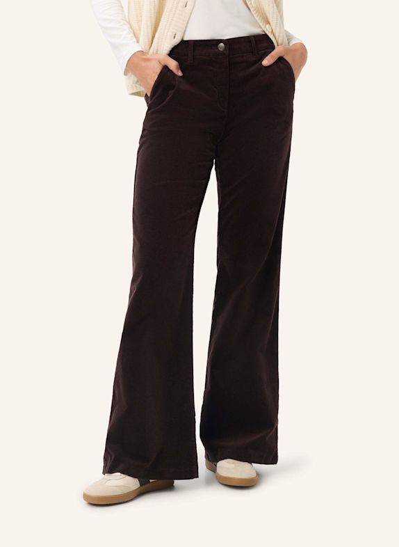 BRAX Palazzohose STYLE MAINE BRAUN