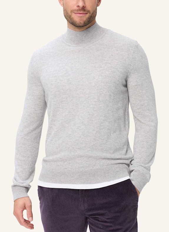 BRAX Strickpullover STYLE BEN GRAU